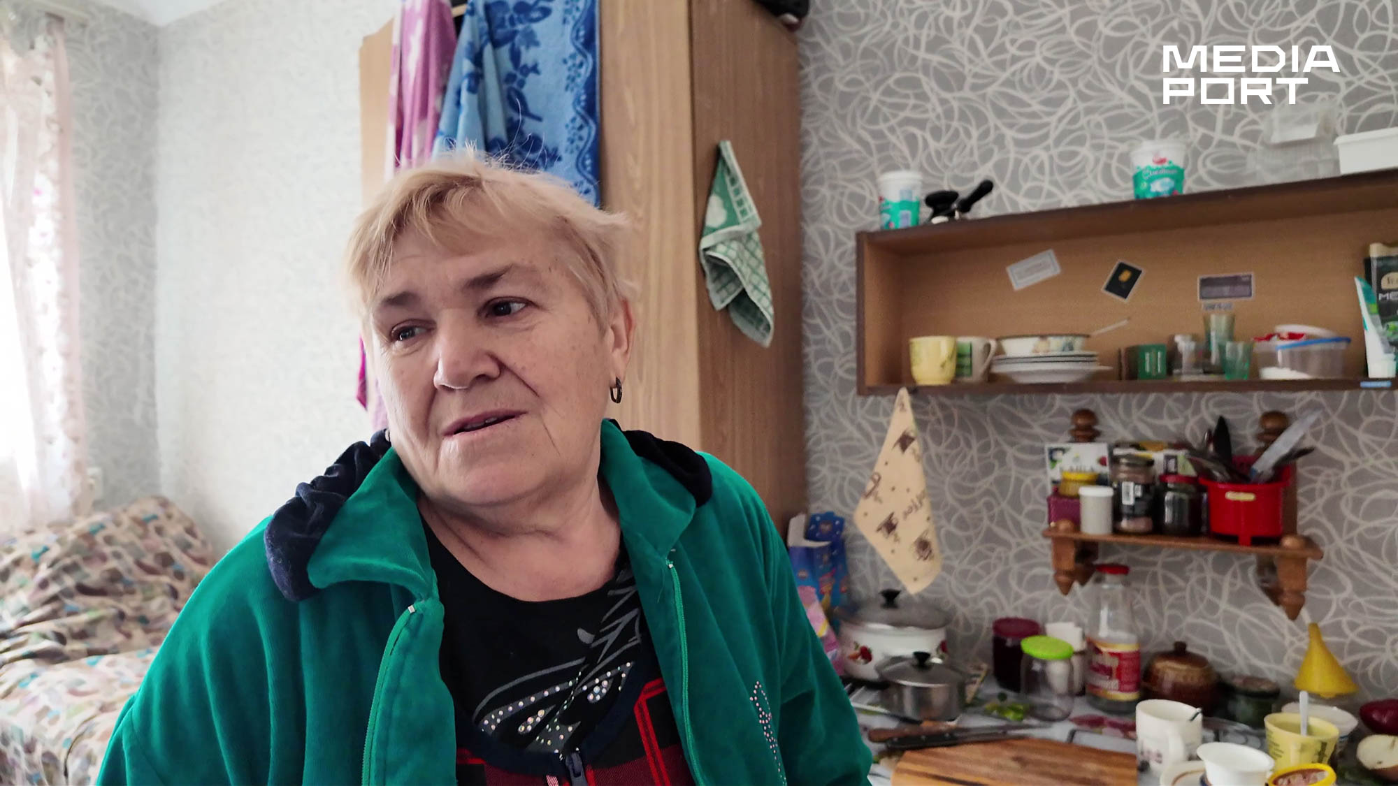 Галина Решетняк показує свою кімнату у гуртожитку, 13 жовтня 2025.