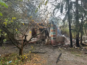 Зображення до посту: Російські безпілотники розбили дім у Золочівській громаді