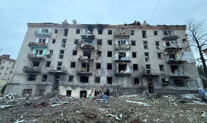 Наслідки ракетного удару по Балаклії на Харківщині 1 жовтня 2025