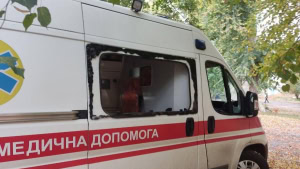 Зображення до посту: На Куп’янщині від обстрілу поранено цивільного, у Боровій — побито швидку