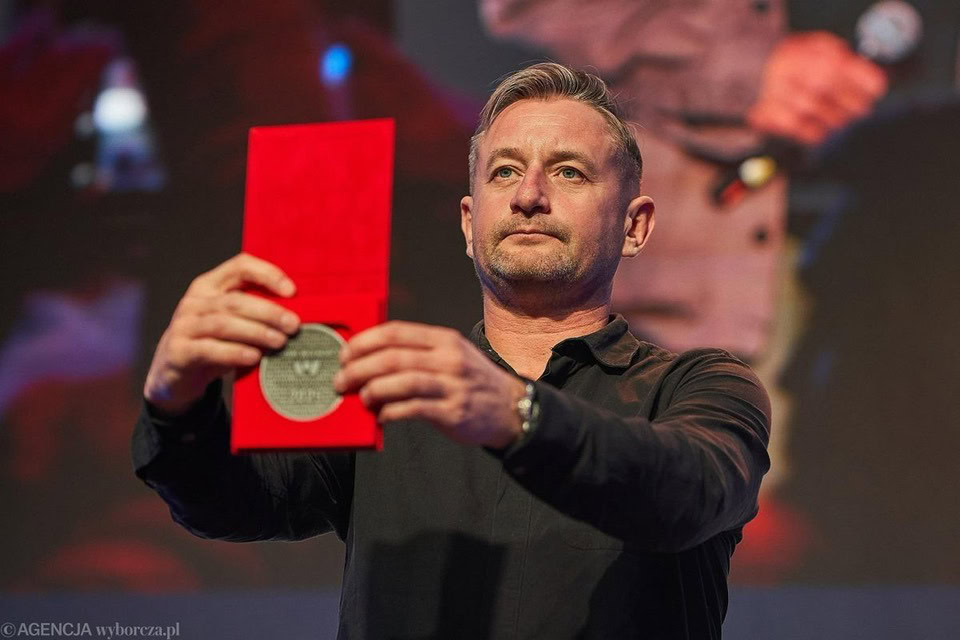 Сергій Жадан з Медаллю Свободи