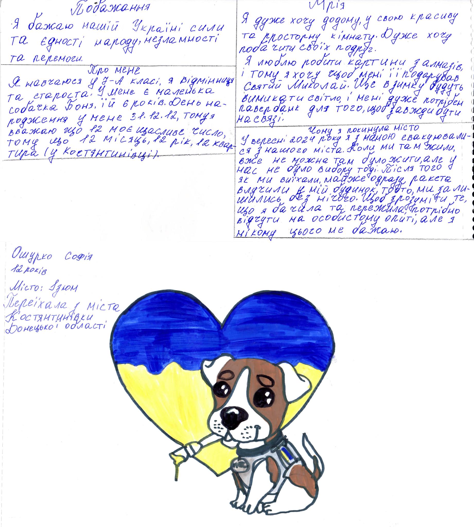 Лист волонтерам проєкту «Олені Святого Миколая»