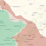 Мапа боїв на Харківщині за даними DeepState, опублікована 5 листопада 2025