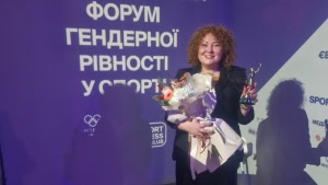 Зображення до посту: Конкурс «Жінки у спорті»: НОК відзначив директорку харківської школи «Спартак»