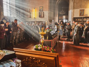 Зображення до посту: У Харкові попрощалися з військовою Мариною Воронцовою