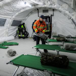 Селище Докучаєвське частково залишилося без тепла після російського удару 4 листопада 2025 року. Фото: Харківська ОВА