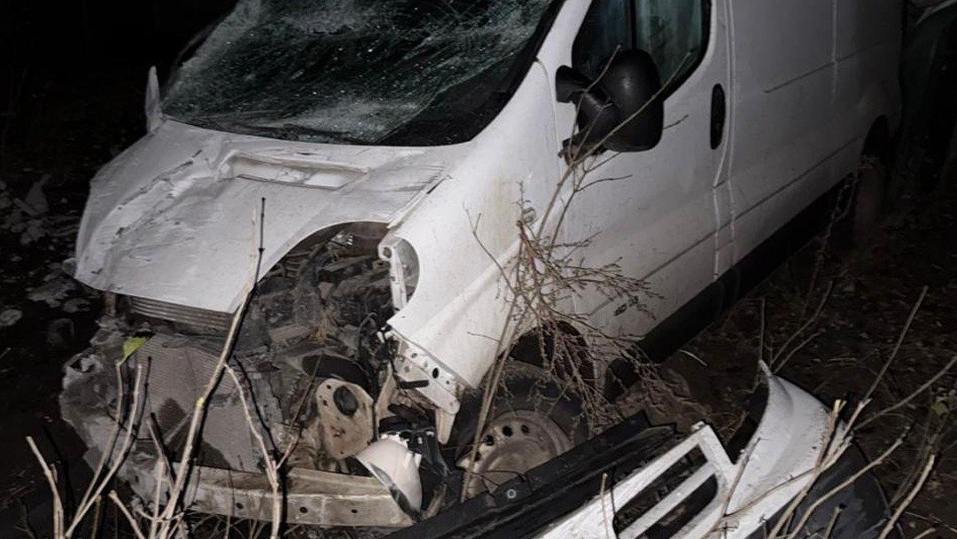 Пошкоджена в ДТП на Харківщині автівка