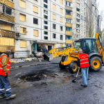 Руйнування після обстрілу Харкова 19 листопада 2025