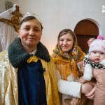 Роман Черемський під час вертепу у Свято-Дмитрівському храмі, 25 грудня 2025