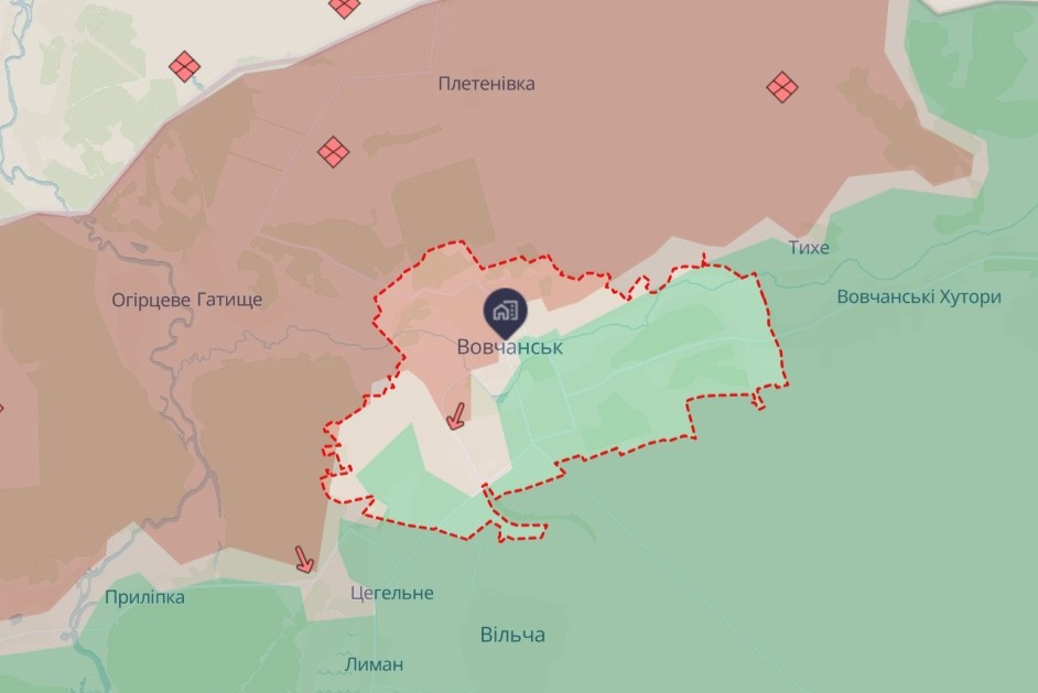 Зображення до:  Генштаб спростував заяви рф про «захоплення» Куп’янська та Вовчанська