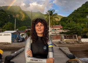 Зображення до посту: Вдев’яте у коронній дисципліні: дайверка Садурська встановила новий рекорд світу