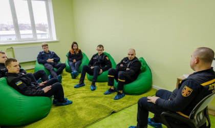 Центр психологічного розвантаження для рятувальників на Харківщині