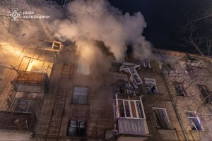 Зображення до посту: Понад 20 вибухів: у Харкові побільшало постраждалих унаслідок атаки дронів