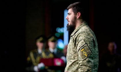 Юрій Федоренко на нагородженні, 26 січня 2026