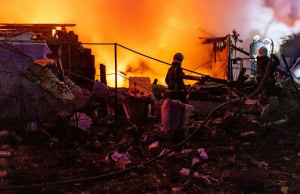 Зображення до посту: Дві ракети і 30 дронів ударили по Харкову та області 10 січня: є постраждалі