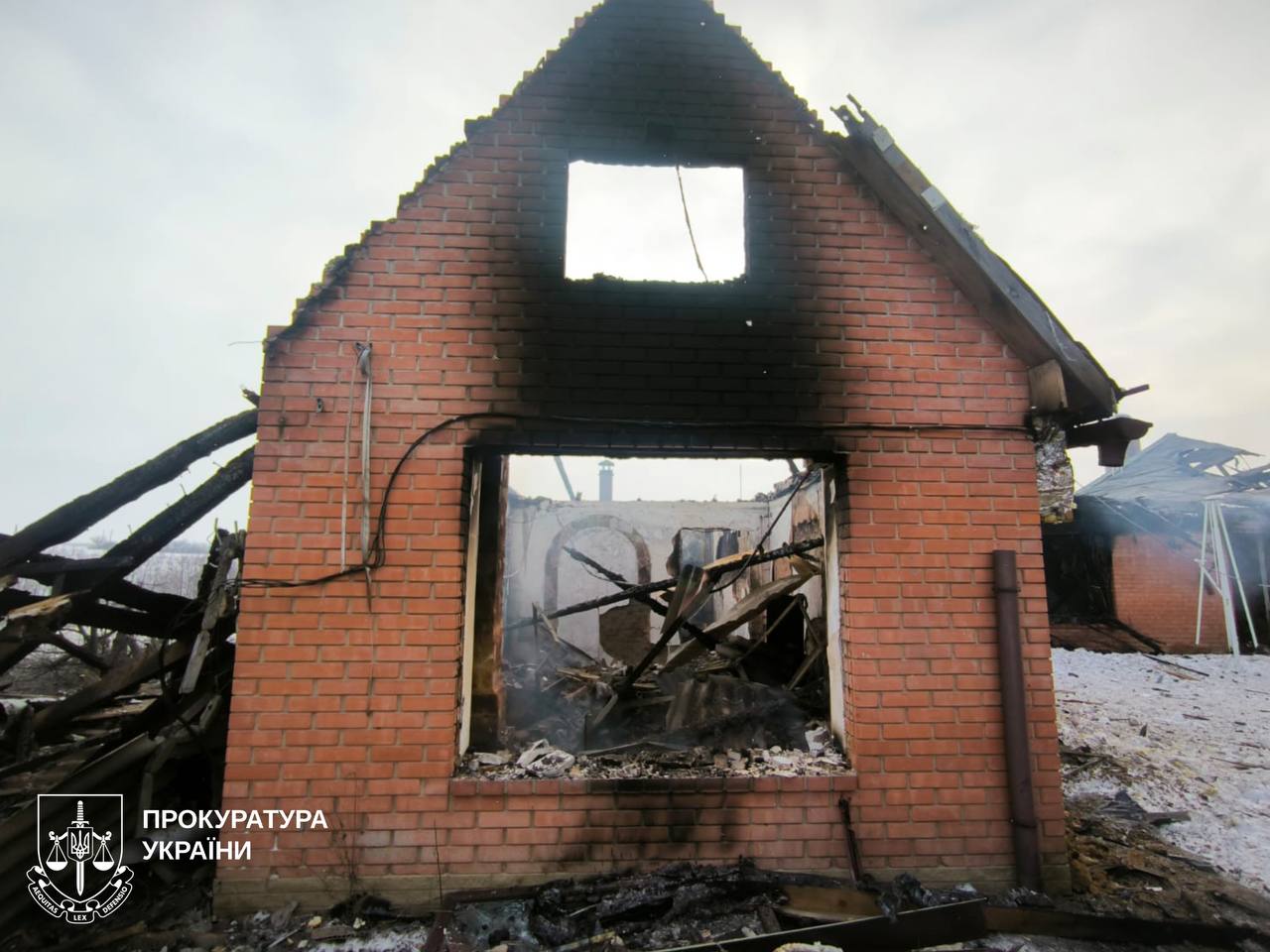 Авіаудар по Шевченківській громаді 13 січня 2026