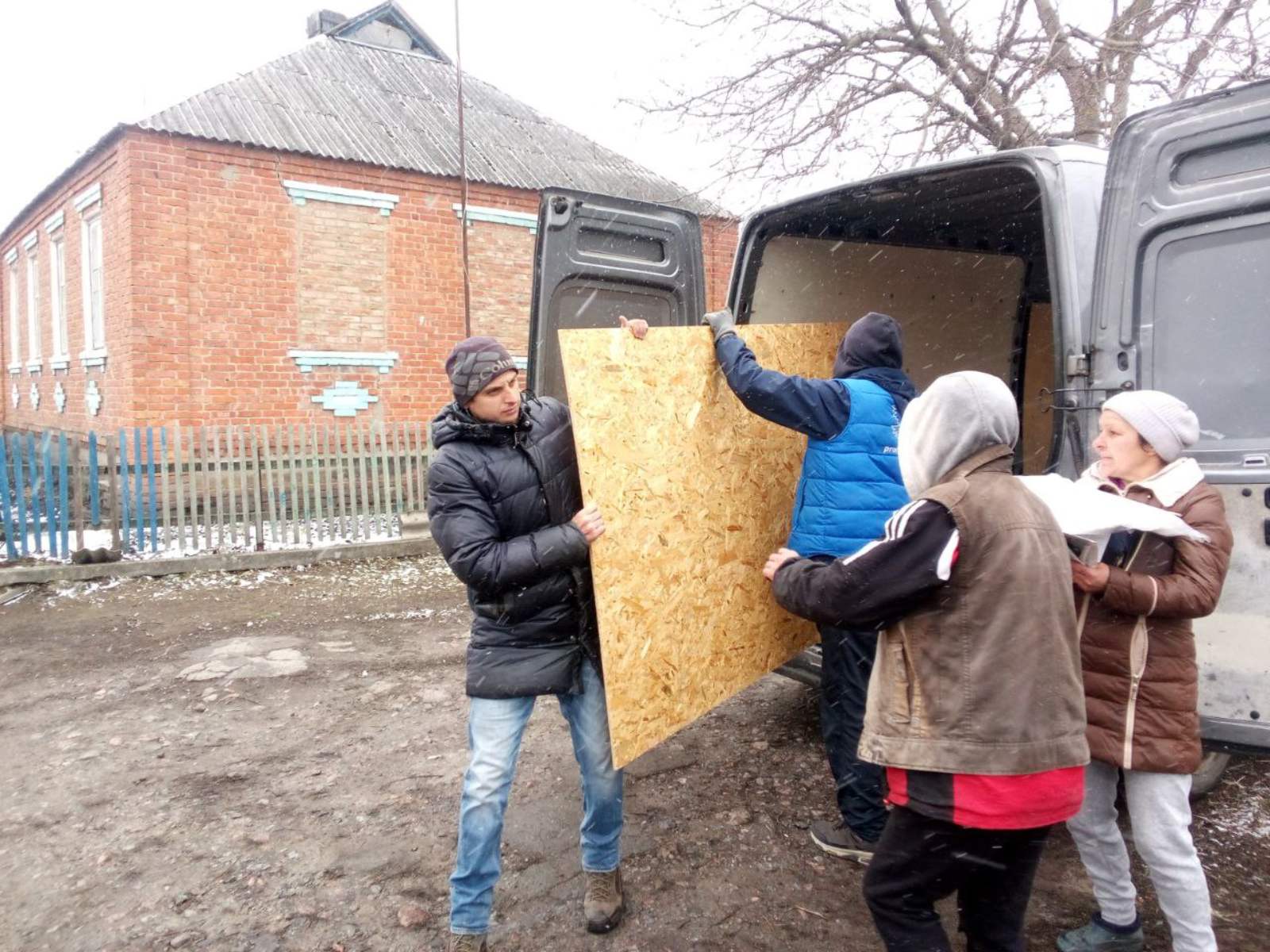 Ремонт після обстрілу