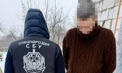 Затримання підозрюваного в поширенні російської пропаганди у Харкові