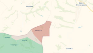 Зображення до посту: Війська рф окупували Дігтярне Вовчанської громади — DeepState