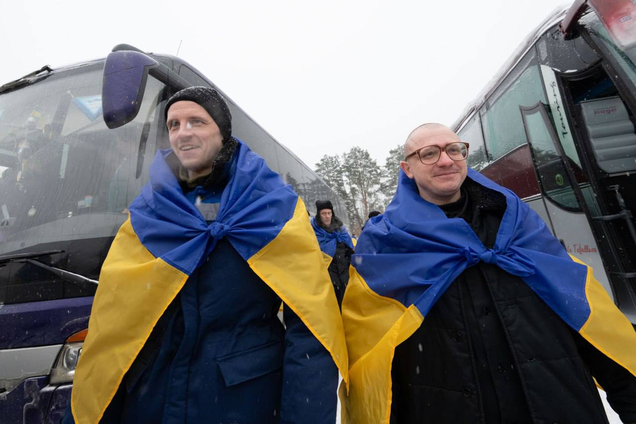 Зображення до:  З російського полону 5 лютого повернулися семеро жителів Харківщини