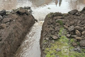 Зображення до посту: Підтоплення на Харківщині: у кількох районах області відкачують воду з дворів