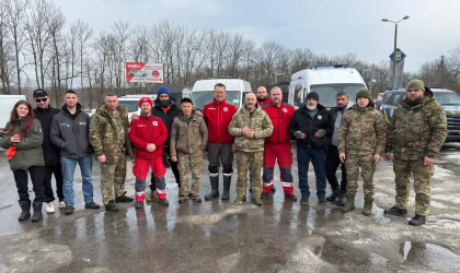 Евакуація коней зі Старосалтівської громади на Харківщині