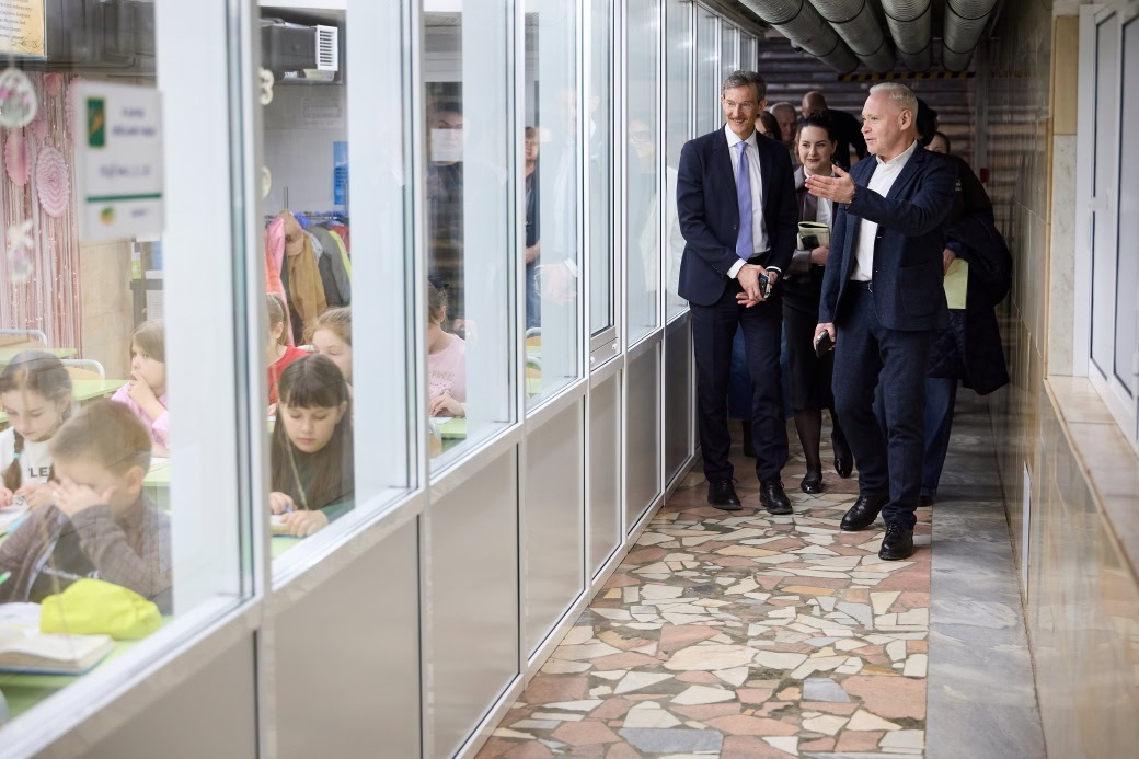 Ігор Терехов та Арвід Тюркнер у метрошколі