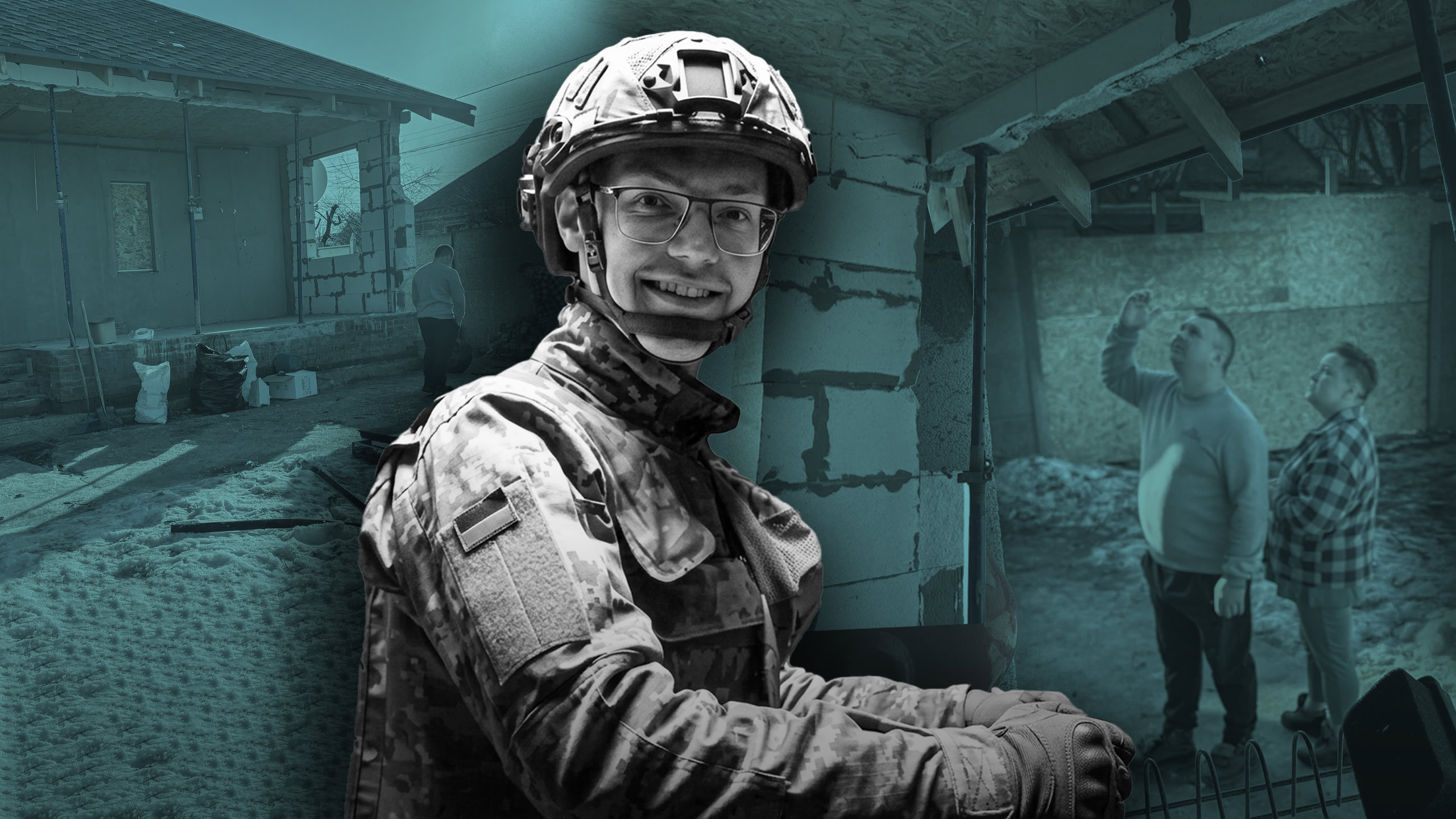 Зображення до:  Будинок як пам’ять про сина: батьки загиблого воїна ремонтують дім після удару дронів