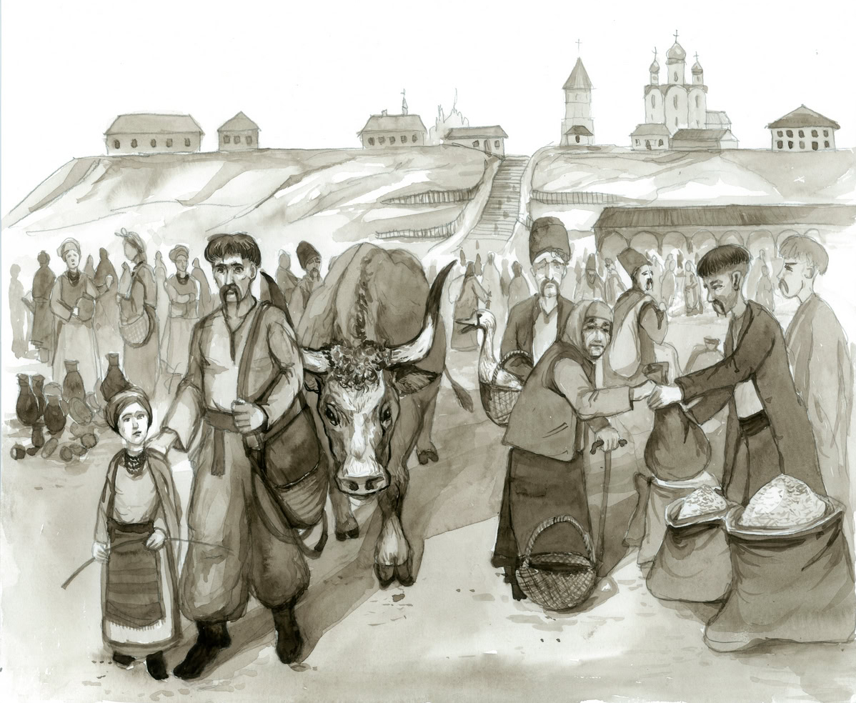 «Харківській щотижневий базар в Малому місті (Подолі)».