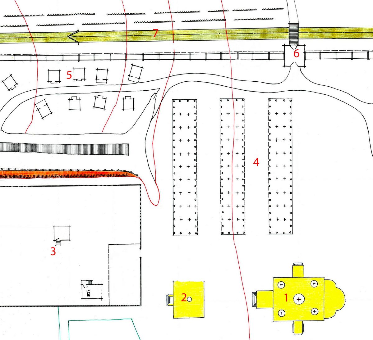 План частини Харківської цитаделі на 1700 рік