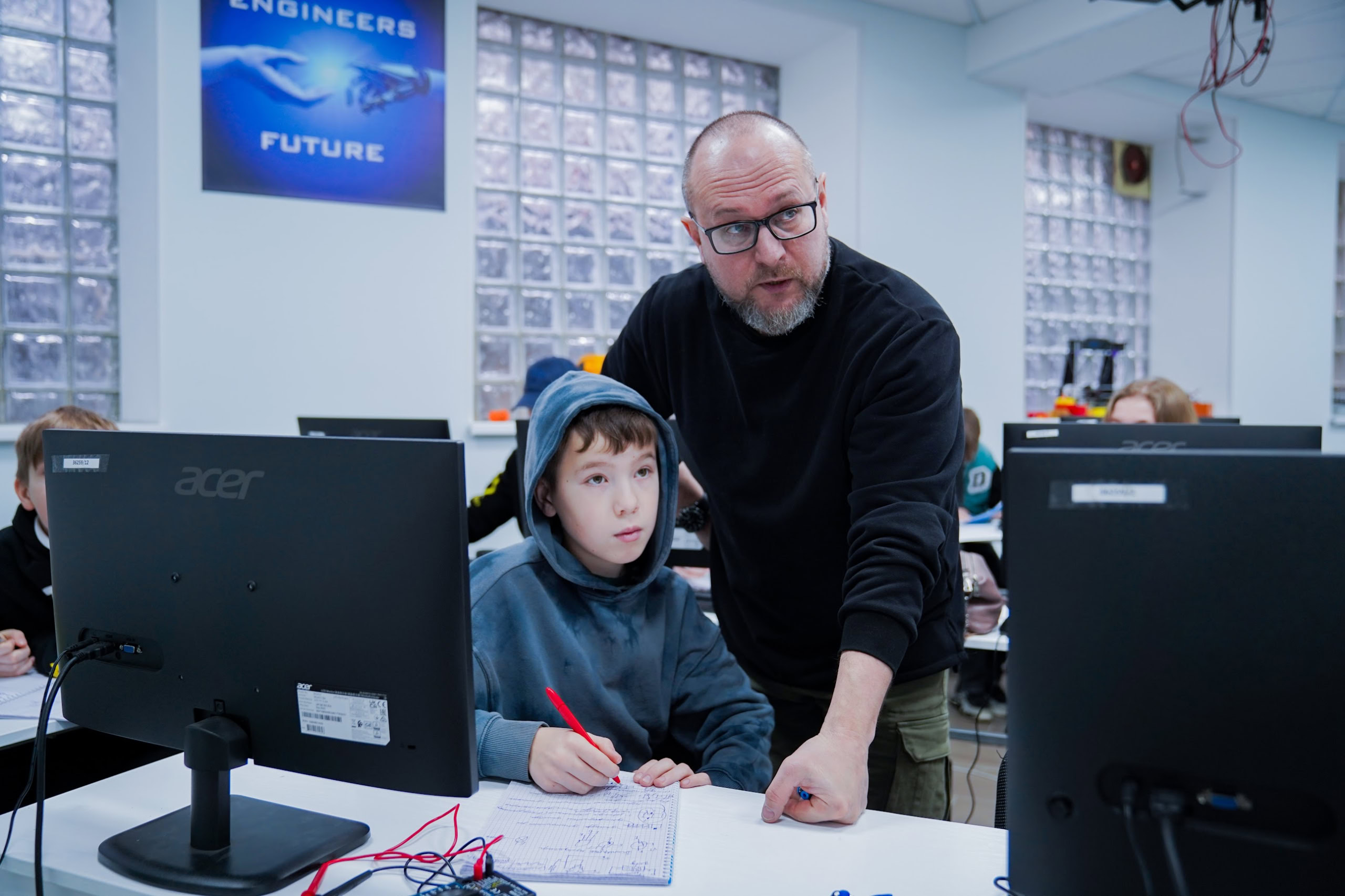 Артем Черняк з учнем