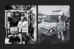 Зображення до посту: Везли поранених, коли поцілив дрон: стали відомі імена загиблих медиків на Харківщині