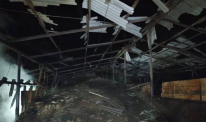 Уражений дроном склад в Артемівці Чугуївського району Харківщини, 18 березня 2026