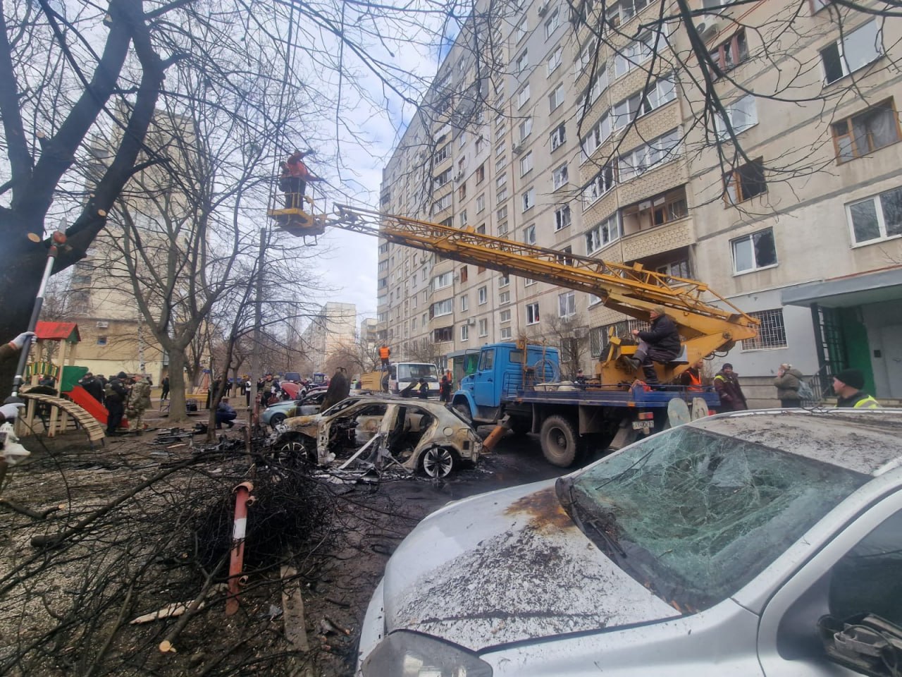 Наслідки обстрілу Харкова, 25 березня 2026