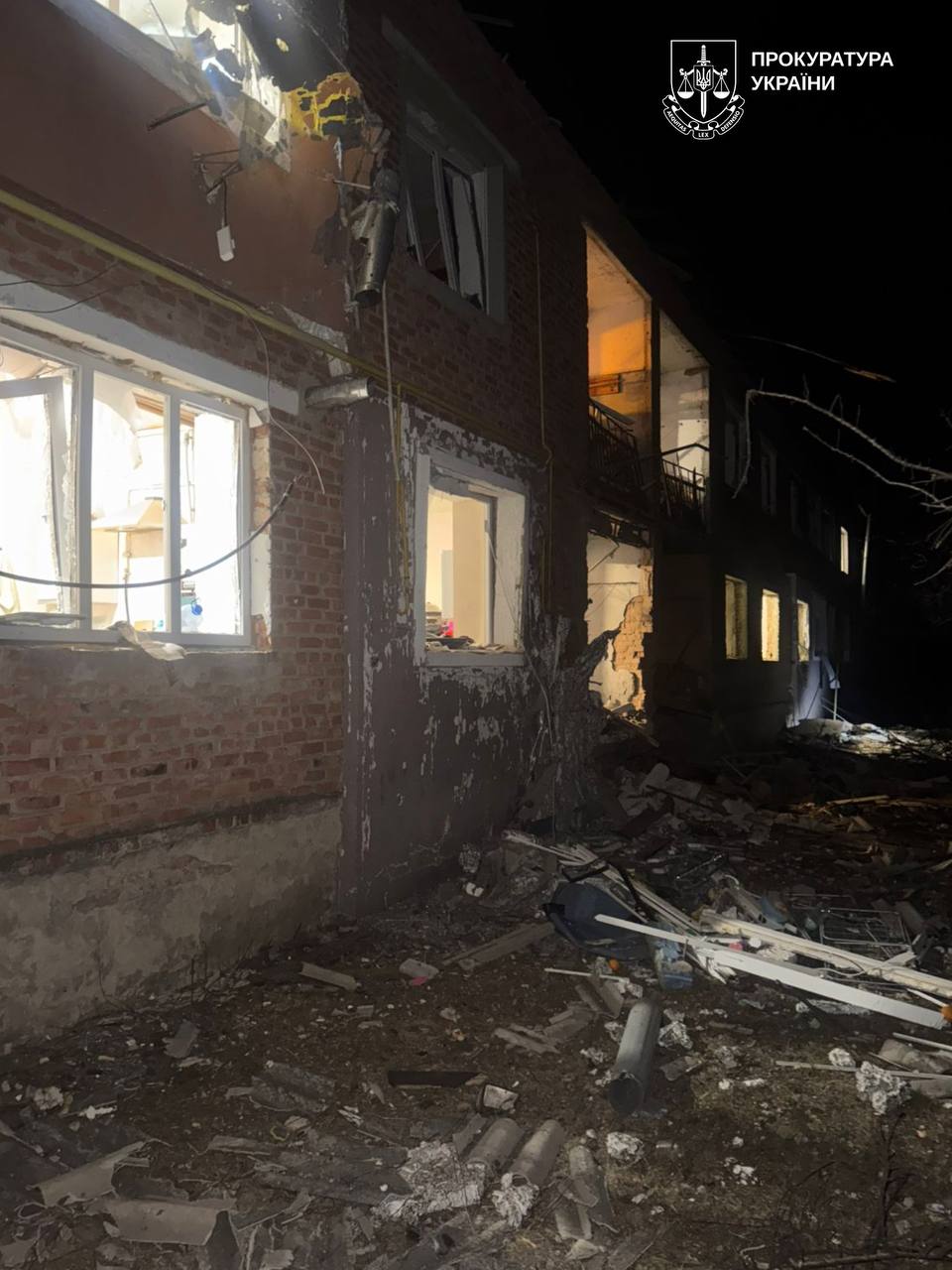 Наслідки удару по Печенігах Харківської області, 25 березня 2026