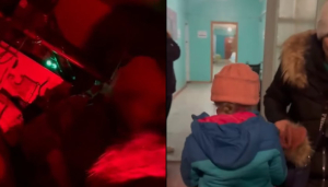 Зображення до посту: Несли на руках під дронами через Оскіл: з Новоосинового евакуювали поранену матір з двома дітьми