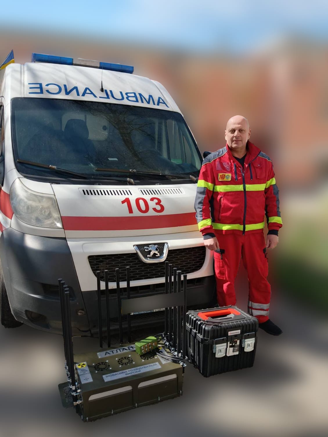 Центру екстреної медичної допомоги передали РЕБ 