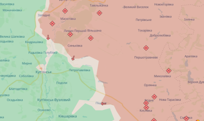Просування російської армій в Куп'янському районі Харківської області