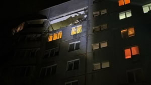 Зображення до посту: Харків зазнав серії дронових ударів: є постраждалі, пошкоджено багатоповерхівку