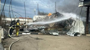 Зображення до посту: Від обстрілів на Куп’янщині поранена 64-річна жінка, у Золочеві горіла АЗС