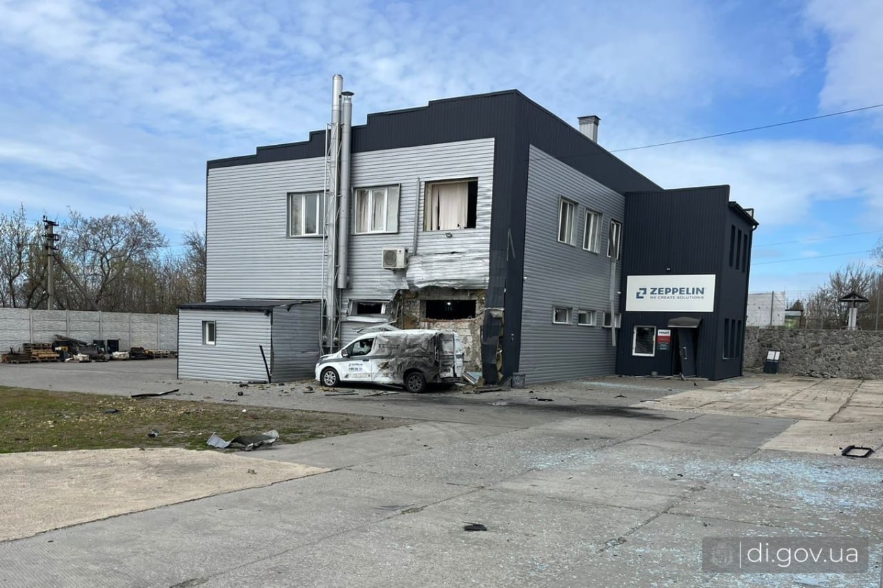 Наслідки удару по Дергачах на Харківщині, 14 квітня 2026