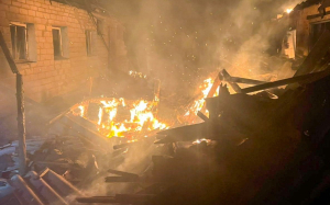 Зображення до посту: Армія рф вдарила по Великому Бурлуку: поранена жінка