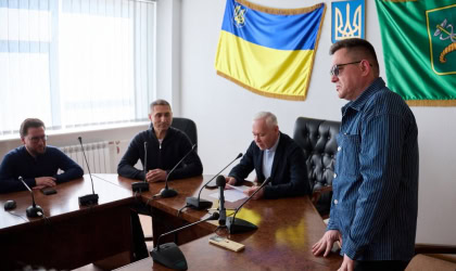 Представлення Олексія Луки колективу КП "Харківський метрополітен"