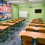 Клас у підземній школі в Харкові