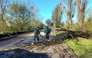 Зображення до посту: Через негоду без світла — близько 12,5 тис. абонентів Харківщини