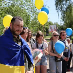Михайло Андрющенко зняв свій портрет з Алеї надії в Златополі Харківської області