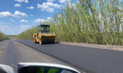Ремонт доріг на Харківщині