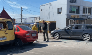 Зображення до посту: Серед постраждалих від удару по Богодухову — поліцейський