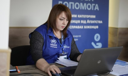 Працівниця БФ «Право на захист»