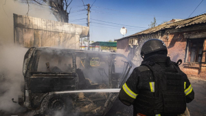 Зображення до посту: Дронова атака по Харкову: кількість постраждалих збільшується